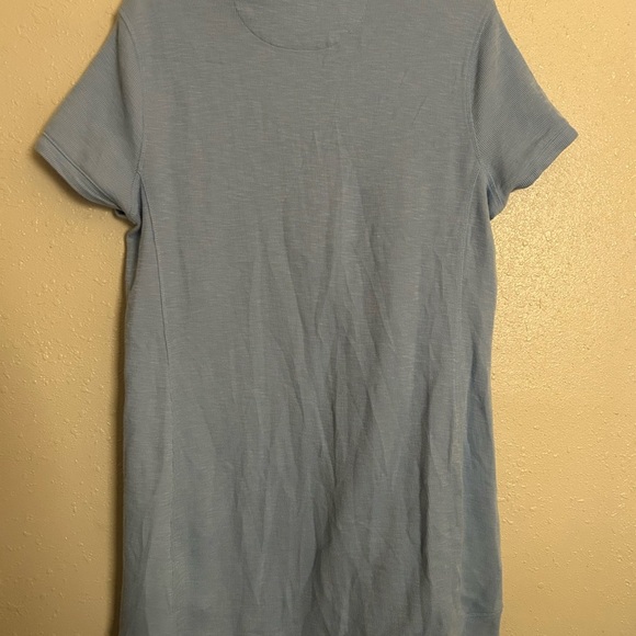 Callaway Blue Polo Dress with Slim Fit and Short Sleeves - Picture 2 of 5